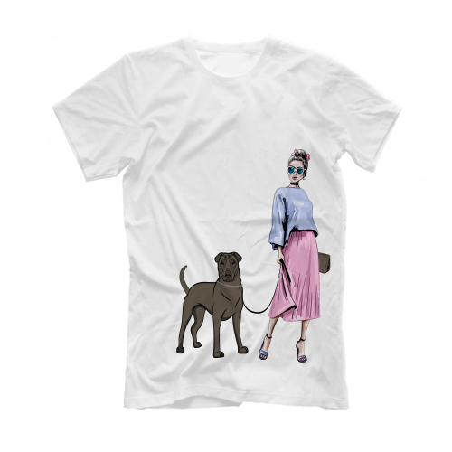 Футболка "Хозяйка с Тайским Риджбеком"