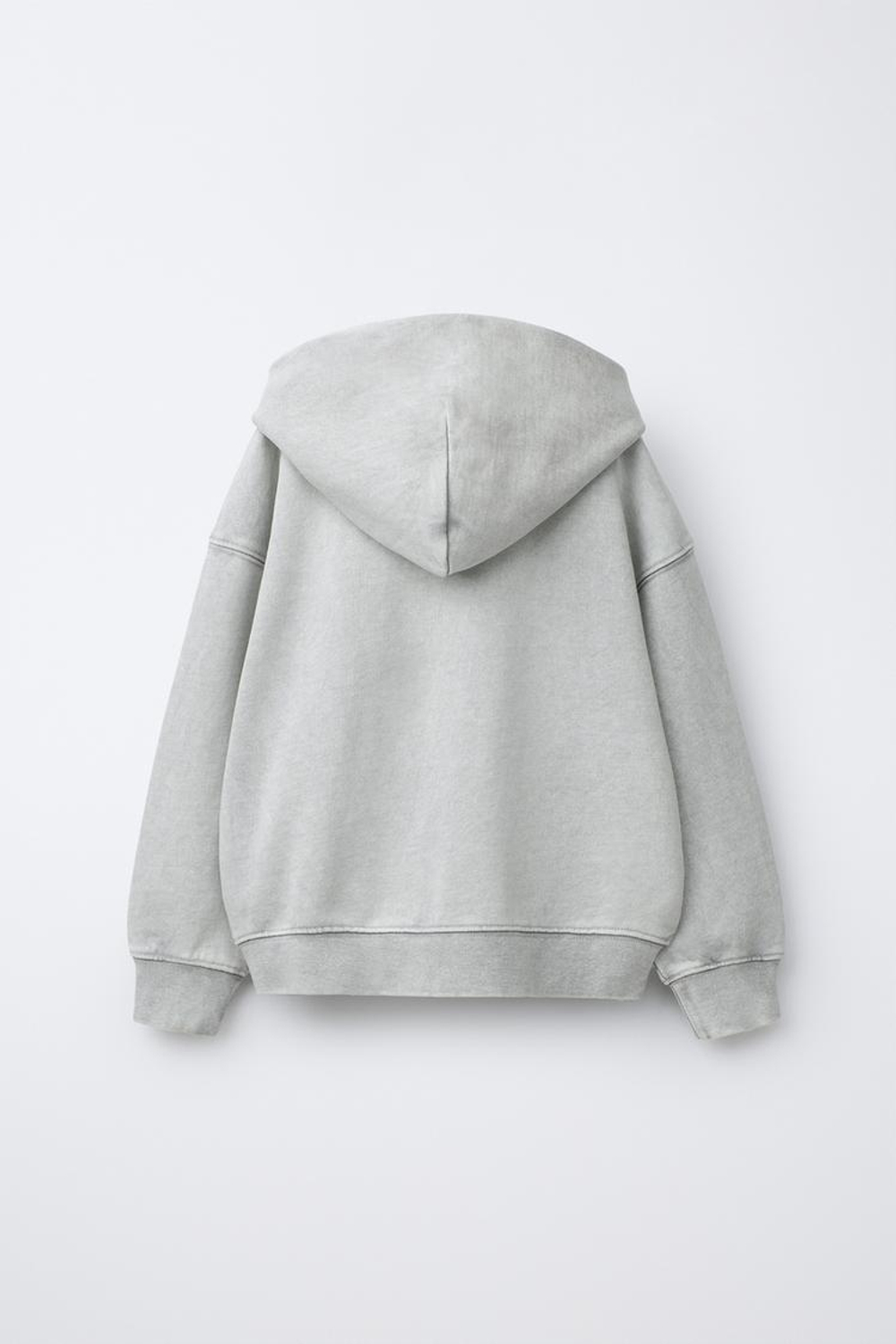 ZARA ТОЛСТОВКА НА МОЛНИИ, СВЕТЛО-СЕРЫЙ