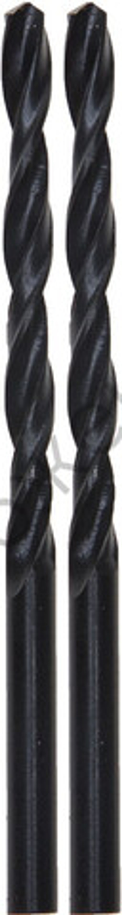 Сверло URAGAN ″BAGIRA″ по металлу, цилиндрический хвостовик, быстрорежущая сталь HSS, 4,8х86мм, 2шт