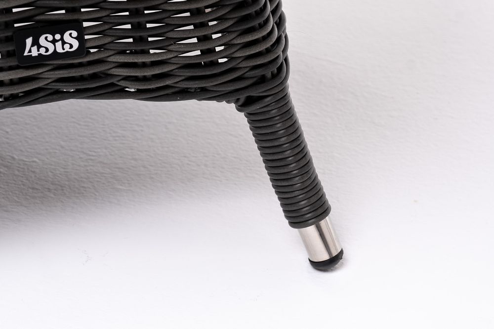 "Равенна" кофейный стол из искусственного ротанга, цвет графит