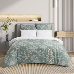 Комплект постельного белья Harmonica Евро с простыней на рез. 160х200 САТИН "Делия" (2 нав. 70х70 и 2 нав. 50х70)