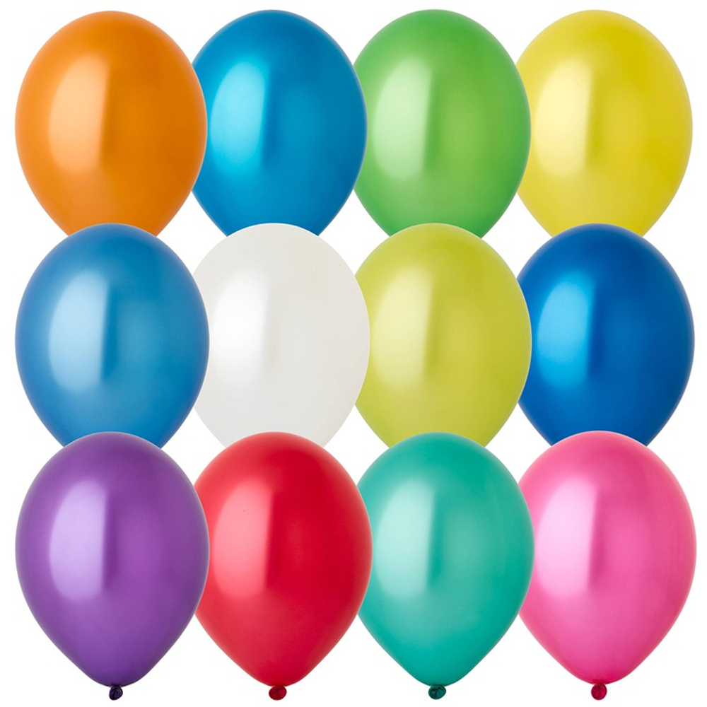 Шар латексный Экстра Металлик 36 см (Ассорти)