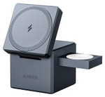 Зарядное устройство Anker Cube с MagSafe 3в1 Y1811 черный