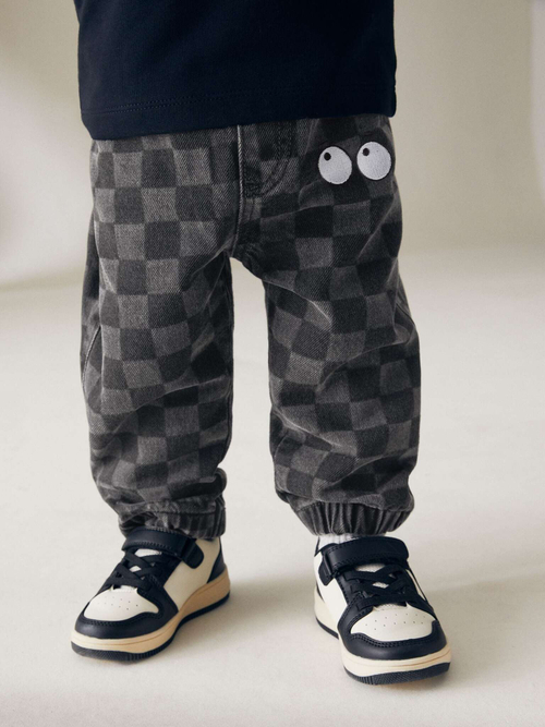 Джинсы для мальчика Next 207-288, Черный, Темно-серый