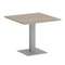 Onix Direct Стол квадратный O.SPRG-2 Дуб Аттик/Металл Серый 900*900*750