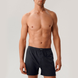 Мужские трусы боксеры графитовые набор 2в1 ATLANTIC Basic Man 2BMB-003