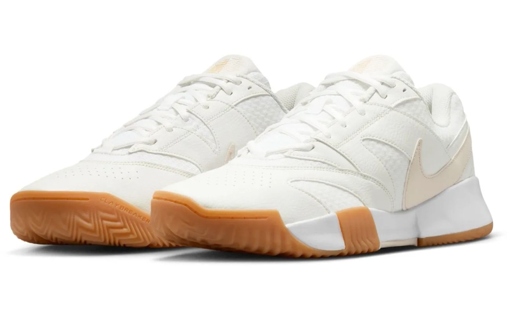 Мужские кроссовки теннисные Nike Court Lite 4 Clay - white/lt orewood/summit white