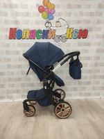 Коляска трансформер Farfello Aimile Original New Black темно-синий