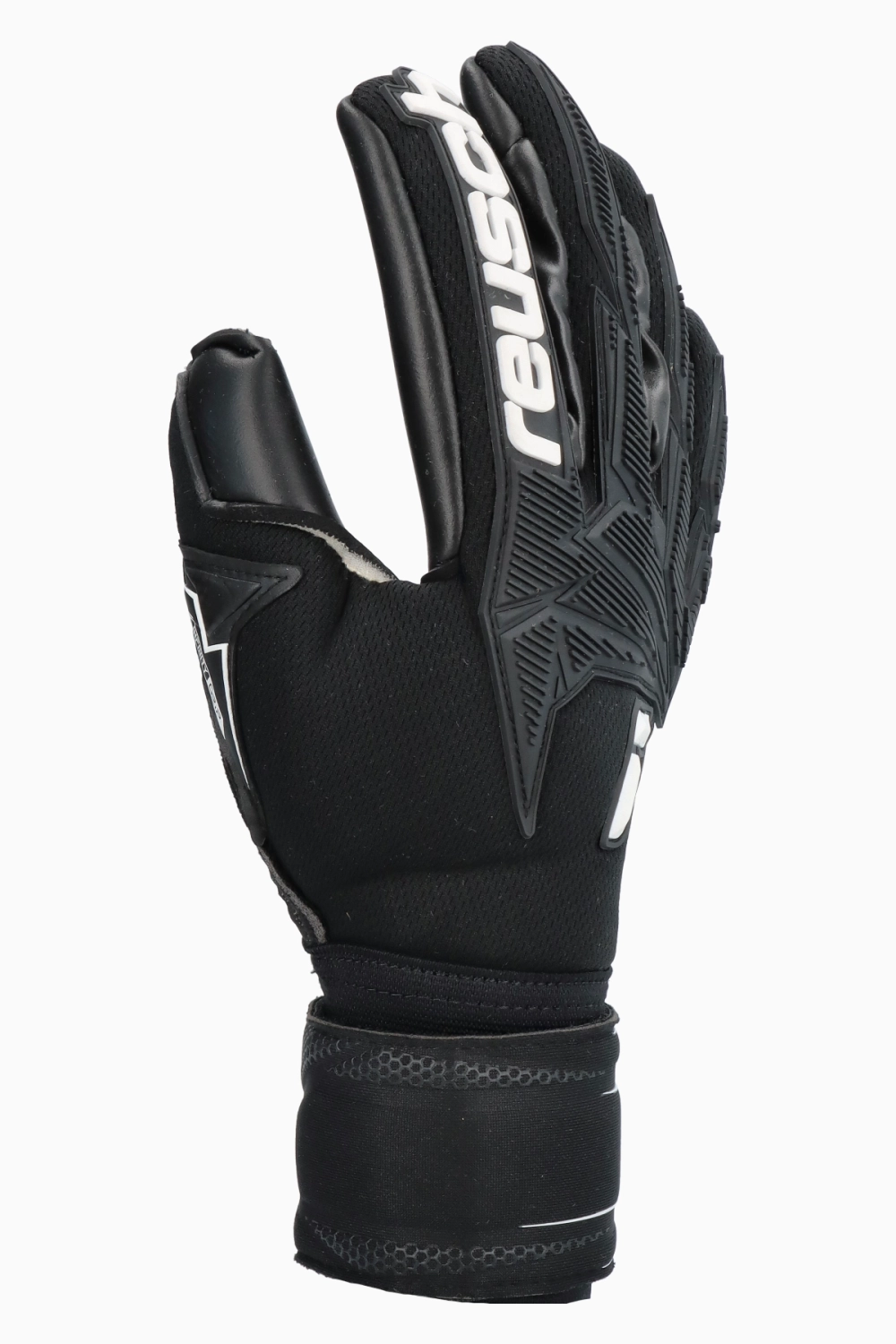 Вратарские перчатки Reusch Attrakt Freegel Infinity Finger Support - черный