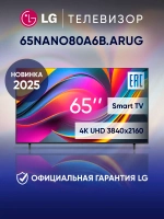Телевизор смарт 65 дюймов 65NANO80A6B.ARUG синий