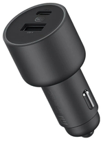 Автомобильное зарядное устройство XiaoMi Car Charger 1A1C 100W (CC07ZM) + Кабель USB-C-USB-C, Black