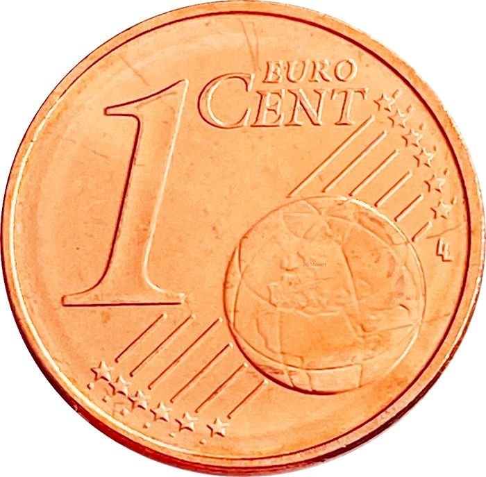 1 евроцент 2017 Литва (1 euro cent)