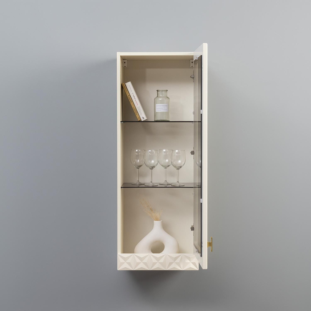 Марион шкаф навесной 16.334 Слоновая кость