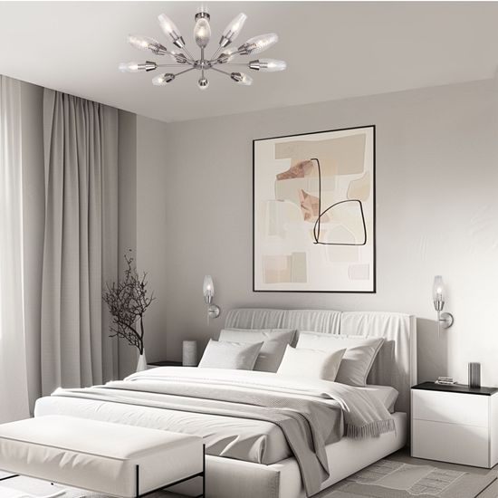 60140/12 / потолочный светильник / сатин-никель