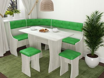 Кухонный уголок bello "Оливьер" (Сосна винтерберг/Кожзам AVATR 008 (BT)) -G/Л1