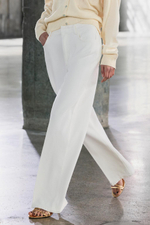 Джинсы wide leg с высокой посадкой — zw collection