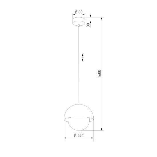 10274 / подвесной светильник / Bono