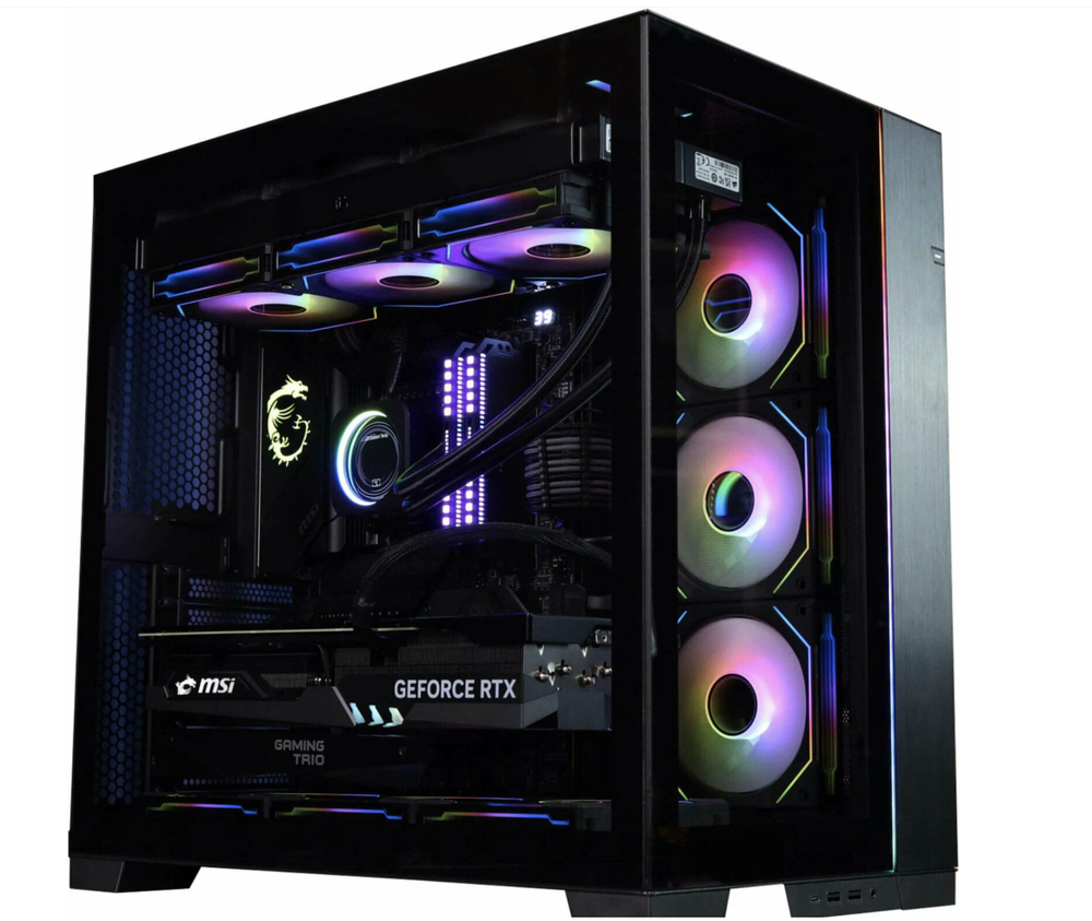 Топовый игровой Premium Intel Core i7-14700KF, RTX4090 24ГБ, DDR5 64ГБ, SSD 3TB,1000W 80+, Win 11 Pro