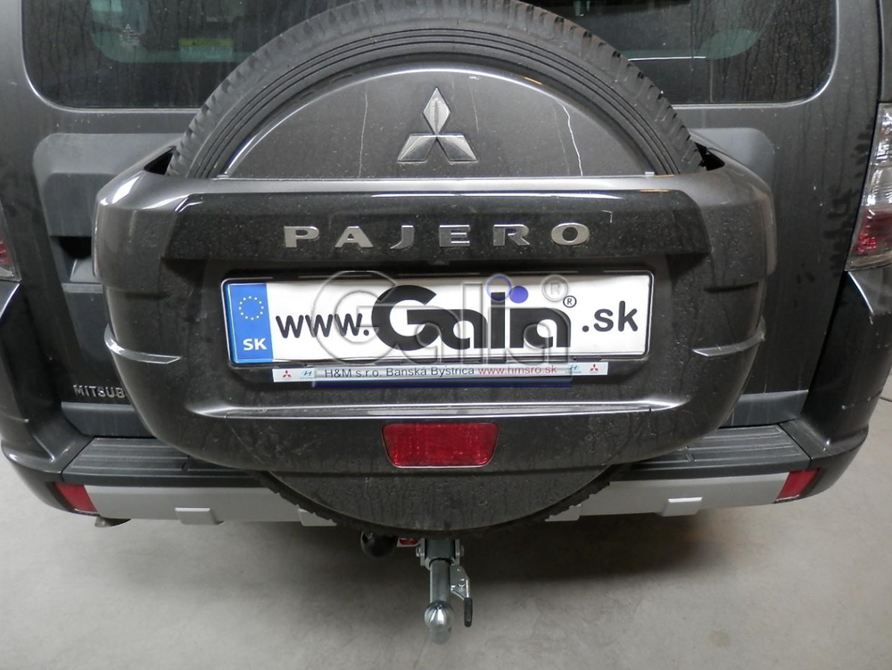 Фаркоп оцинкованный Galia M082C для Mitsubishi Pajero IV 2007-, Pajero III 2000-2007(паспорт и сертификат в комплекте)(без электрики)