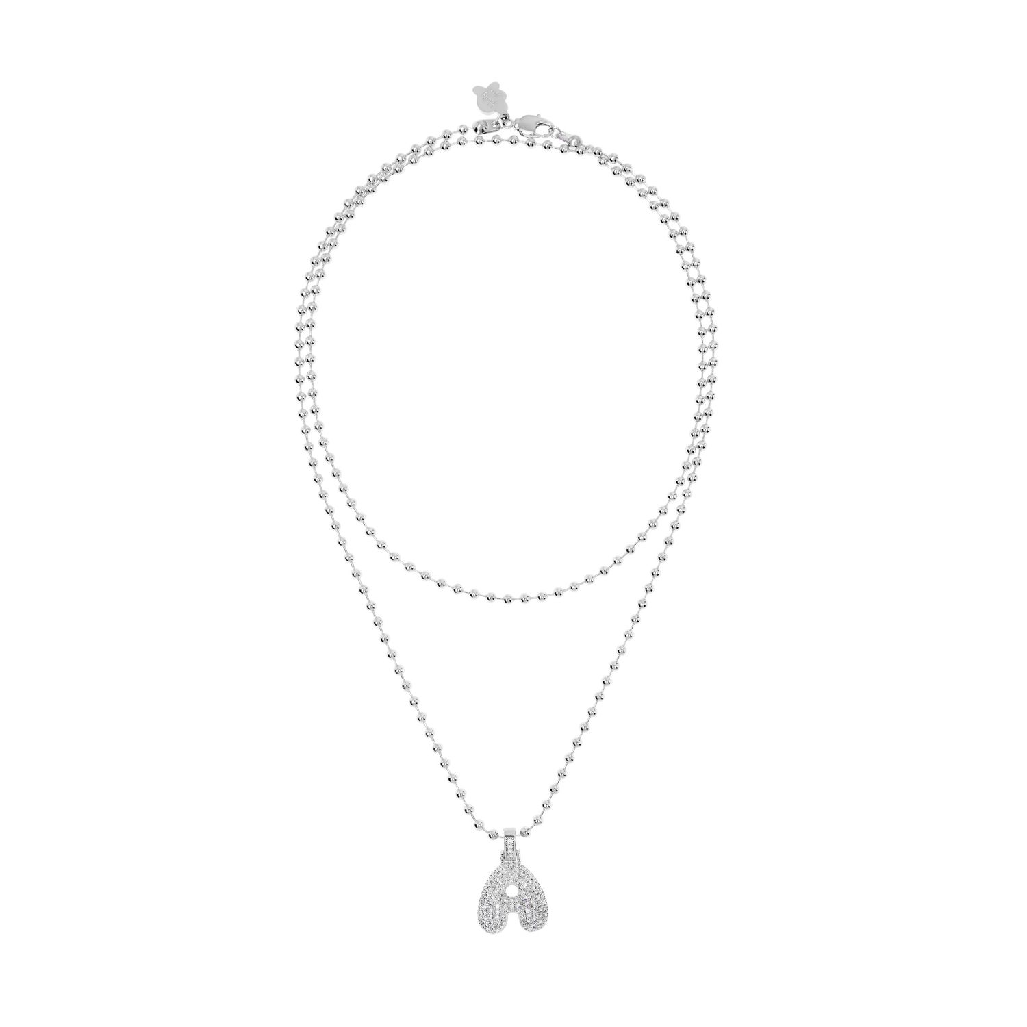 Колье My ABC Ball Chain Necklace - Silver