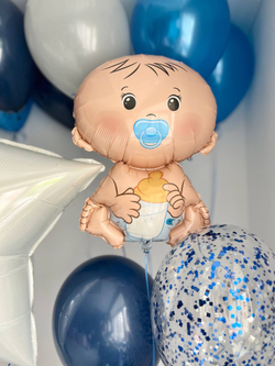 Воздушные шары на выписку из роддома сына №3646