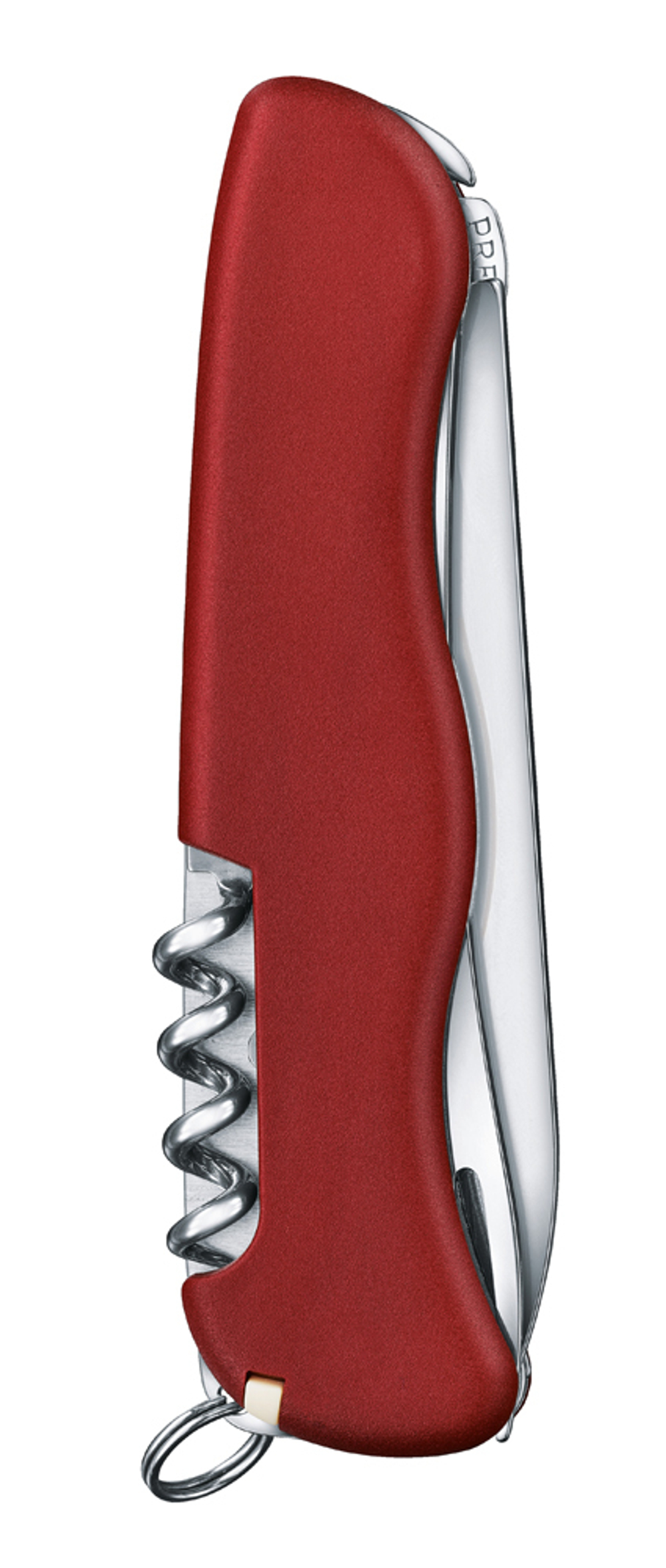 Нож Victorinox Cheese Master, 111 мм, 8 функций, с фиксатором лезвия, красный