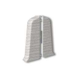 Торцевые (пара) для плинтуса 85мм "Деконика", 265 Клен патина