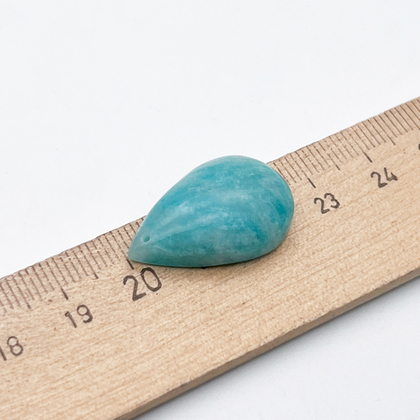 Амазонит, подвеска, размер камня 25*16 мм, цена за 1 шт