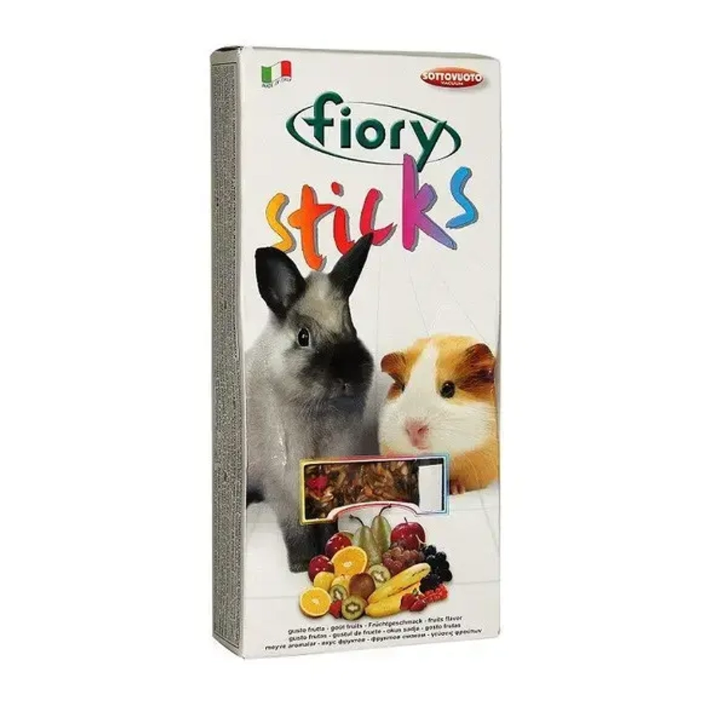 Fiory палочки для кроликов и морских свинок sticks с фруктами 2х50 г (34009)