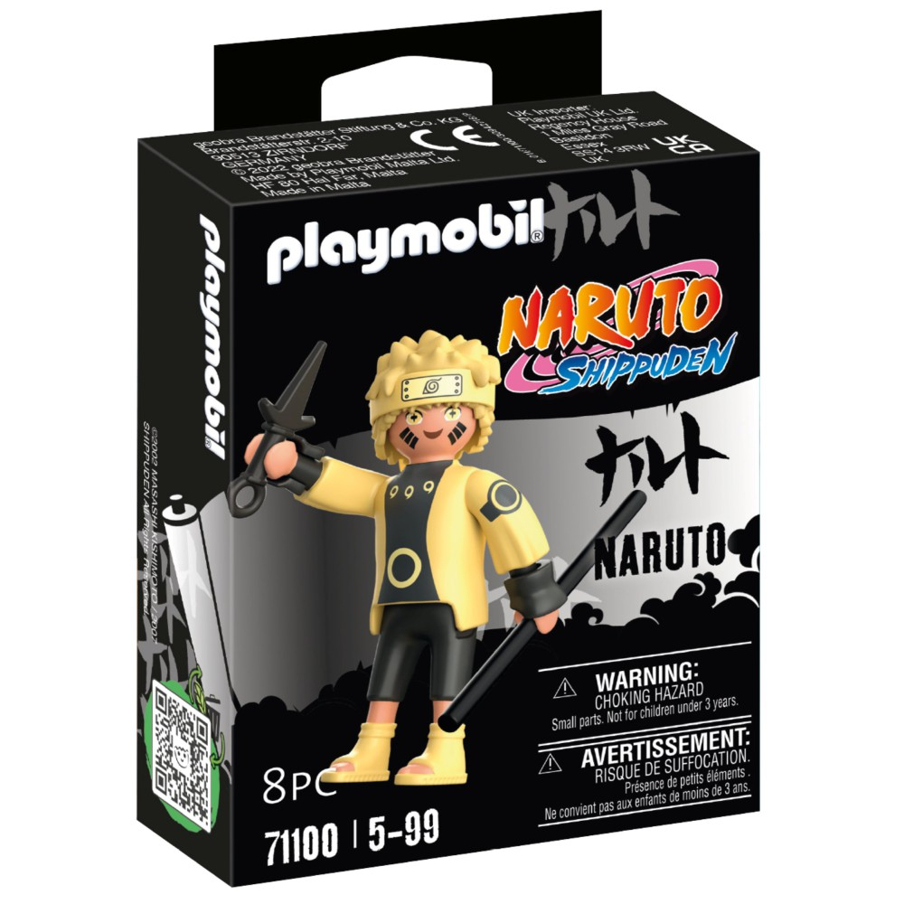Playmobil Naruto Shippuden 71100 Фигурка Наруто с аксессуарами 8 деталей — фото 1