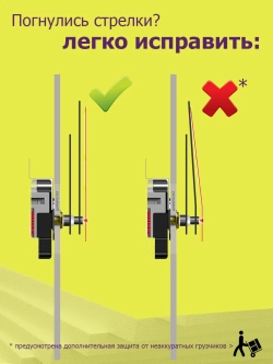 Большие часы на стену бесшумные, интерьерные