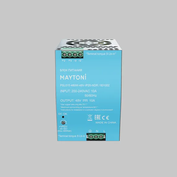 Источник напряжения PSL015 48В 480Вт IP 20 831002 Led Strip 831002
