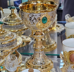 Кубок " Роскошный малахит" (Златоуст)