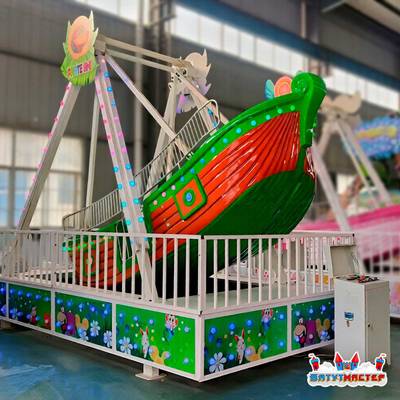 Лодка викингов аттракцион «Драккар», 8 мест, 7×6×3,8 м