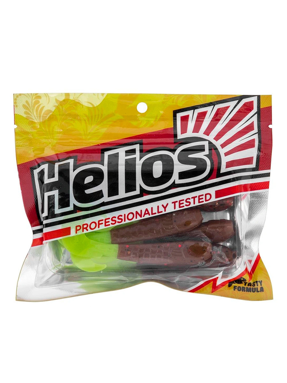 Твистер несъедобный Helios Long Hybrid 3,55"/9,0 см MIX 100шт. (HS-15-031-N)