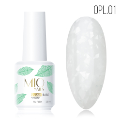 Камуфлирующая База MIO NAILS COLOR "OPAL" № 01, 15мл.