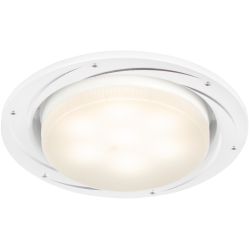 KL 77 AL/WH /1 Светильник ЭРА под лампу Gx53,220V, 13W, серебро/белый | Встраиваемые светильники Для ламп GX53