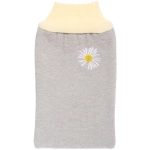 Мочалка - варежка массажная «Premium - RIKOTTO», цвет серый, 24,5*15,5см (ZIPпакет)