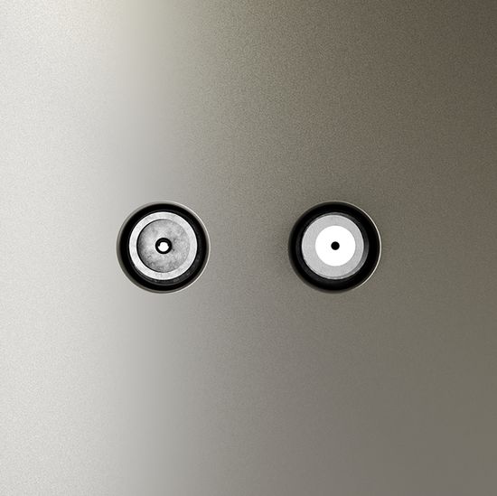 Розетка телевизионная встраиваемая VOLTUM S70 оконечная TV+SAT, (шелк)