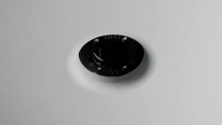 Светильник потолочный встраиваемый ВН53, Черный цоколь