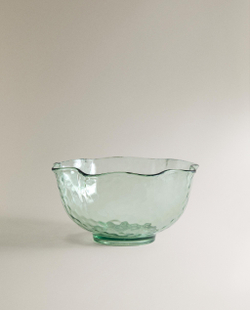 Zara Home миска из пластика, цвет зелёный, 17.8 см