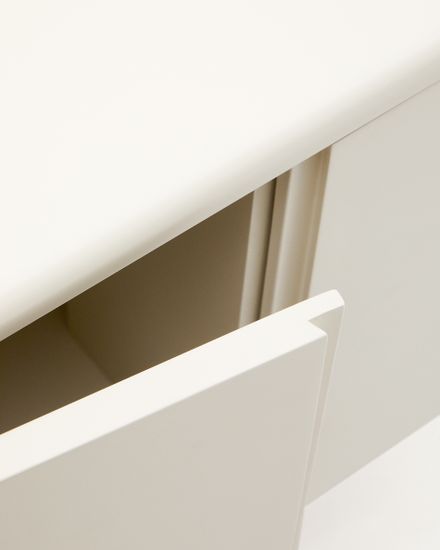 Мебель для ванной комнаты Salaya из лакированной бежевой фанеры ясеня