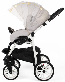 Детская коляска Indigo Indigo New 2 в 1 In02 св.серый