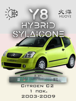 Щетки стеклоочистителя HUOYE Y8 600/450 мм на Chevrolet Tacuma | Hook/J-Hook
