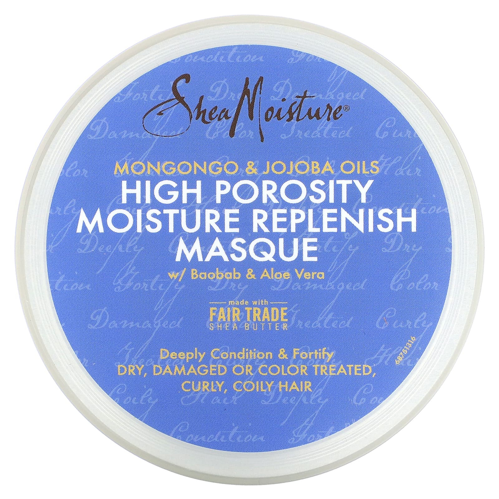 SheaMoisture, Mongongo & Jojoba Oils, увлажняющая маска с высокой пористостью, 312 г (11 унций)