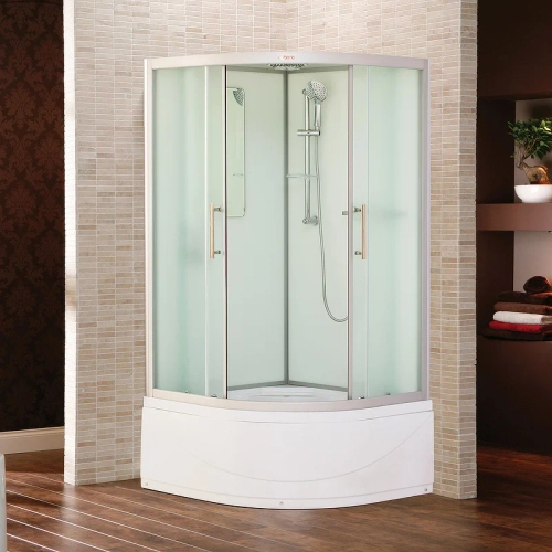 Душевая кабина Esbano (Эсбано) EST-110CRB, с высоким поддоном, 110х110х210