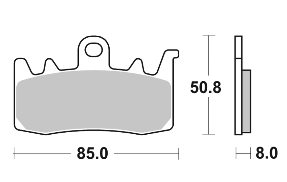 Brembo Колодки тормозные 07BB38SA (1 суппорт)