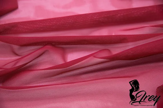 Сетка эластичная Lauma, арт. 556, вишнево-красный