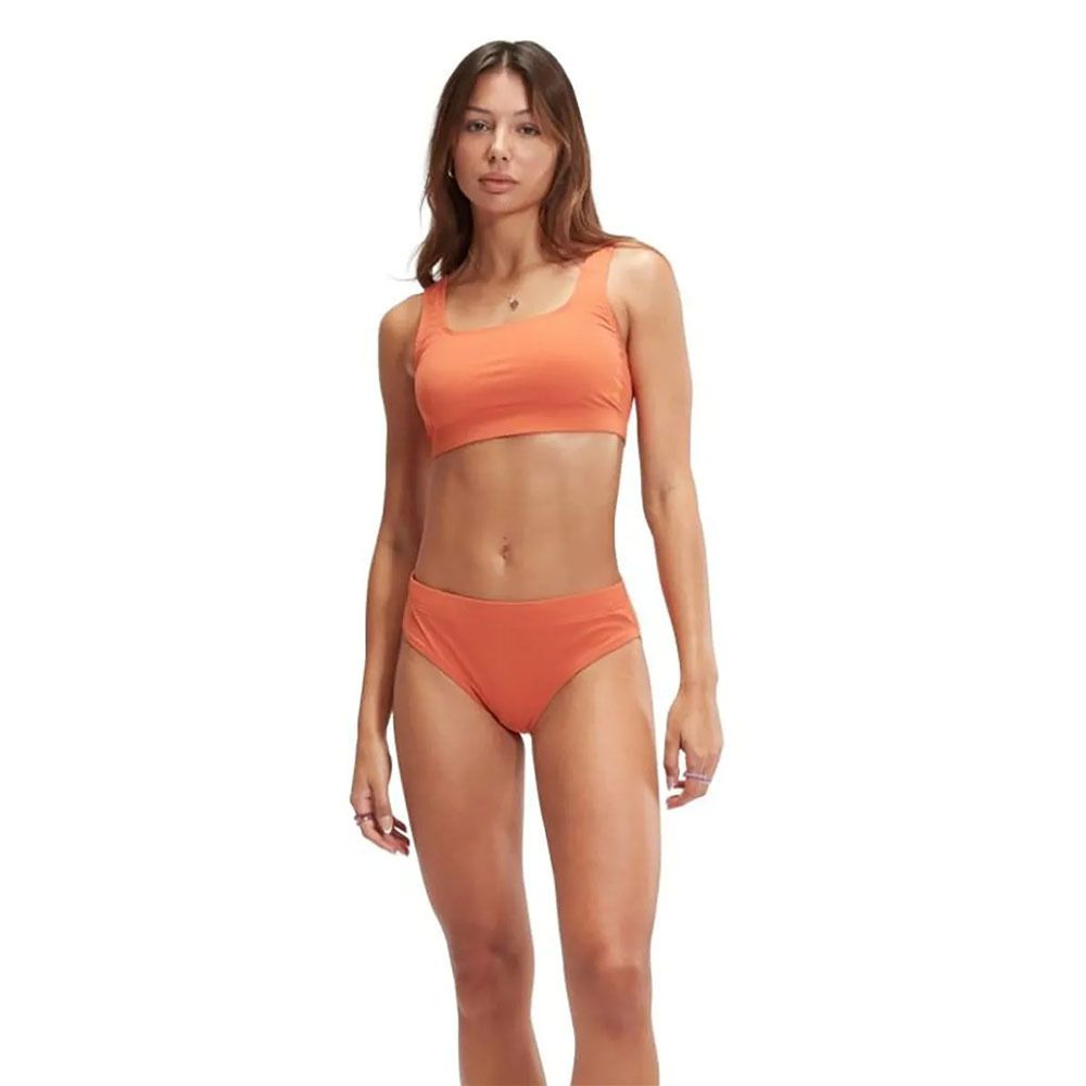 Купальник SPEEDO Textured Deep U-Back Bikinis,8-00387516588, размер 32, российский размер 44, полиэстер, ПБТ