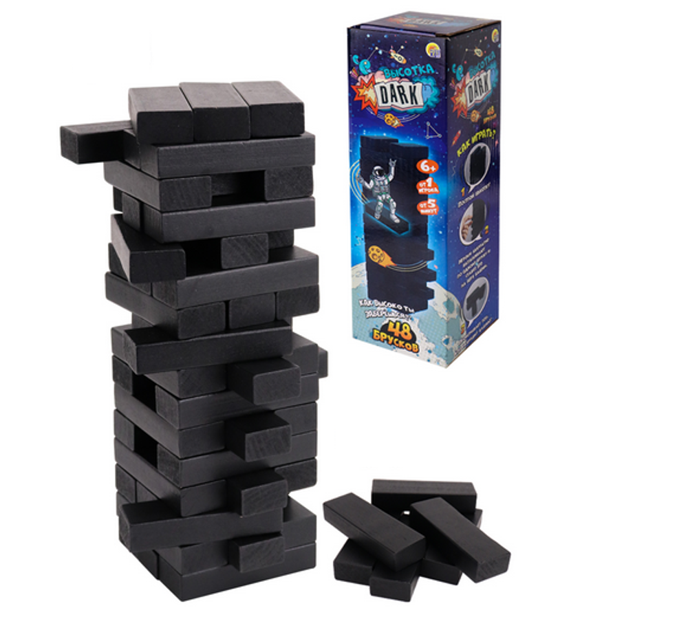 Башня. Высотка DARK 24см, 48эл. в коробка (Арт.ИН-9653)